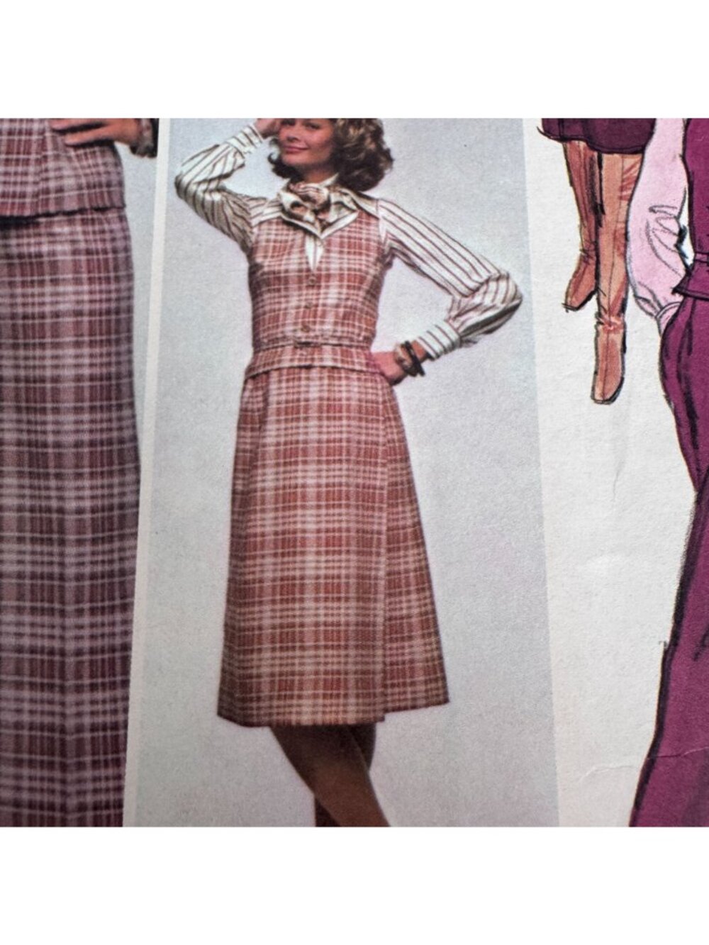 Vogue Paris Original Sewing Pattern 1268 Designer Power Suit Blazer Vintage 1970 - Picture 2 of 16